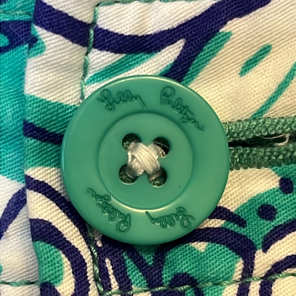 LILY PULITZER Floral‎ Shorts Sz 8 - Picture 6 of 11